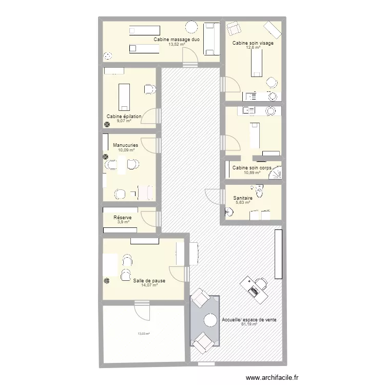  plan institut. Plan de 