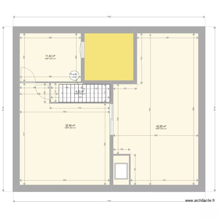 St Jean Lasseille PLAN DEUXIEME ET. Plan de 