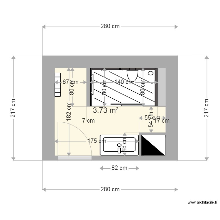 Sagala chantal opheor apres. Plan de 0 pièce et 0 m2