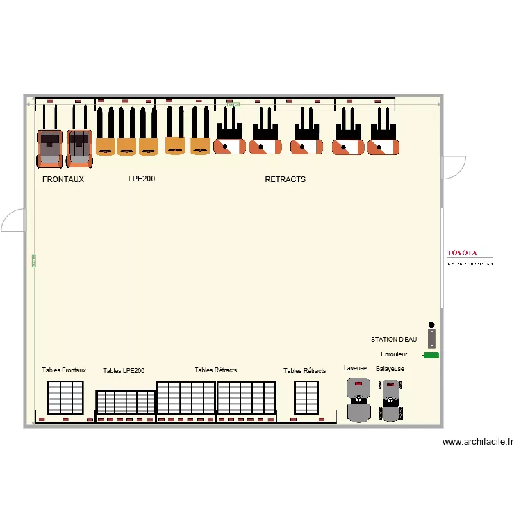SDC MC CAIN. Plan de 
