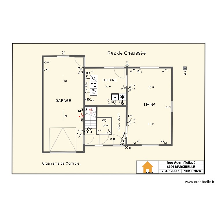 JEROME. Plan de 4 pièces et 236 m2