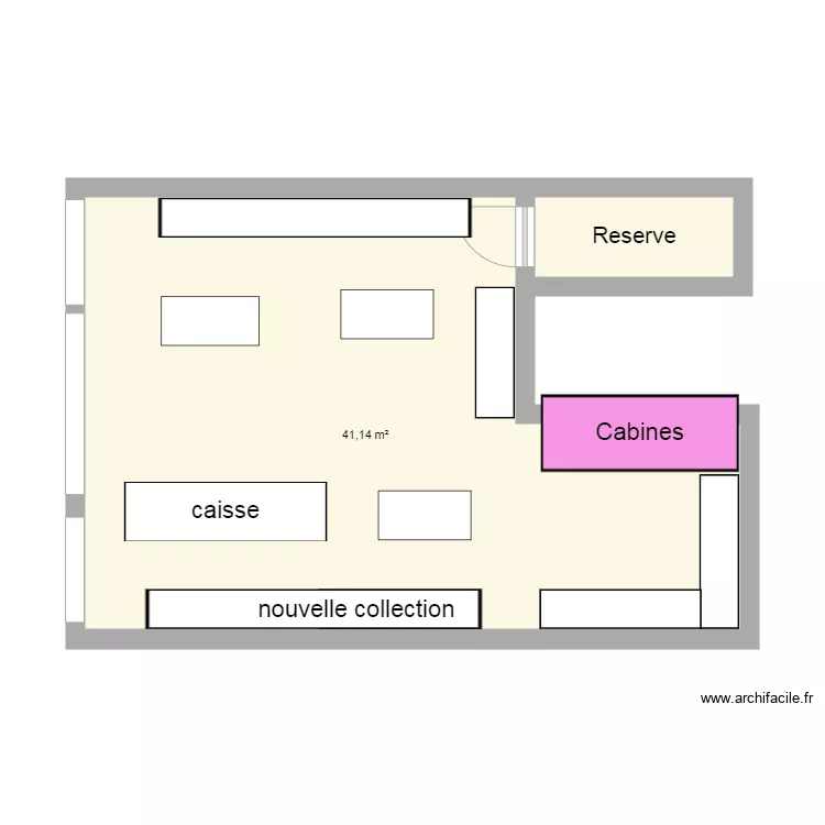 magasin PTT v2. Plan de 