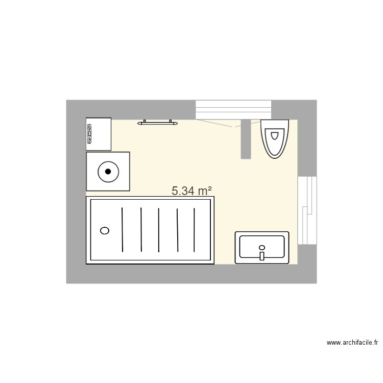 Salle de bain. Plan de 0 pièce et 0 m2