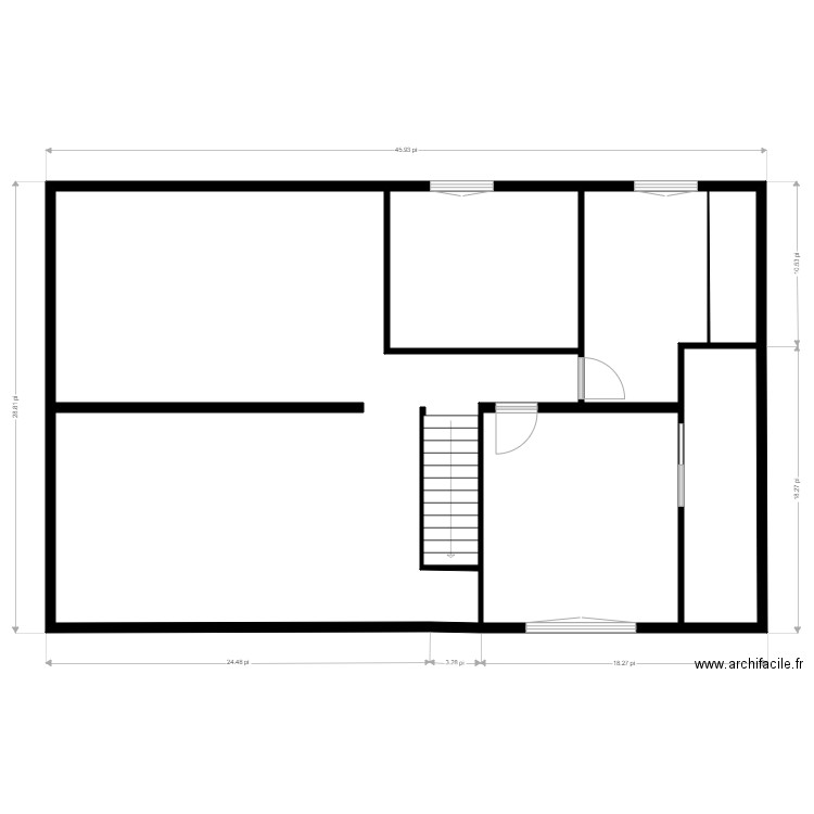 Normandin Simon. Plan de 0 pièce et 0 m2