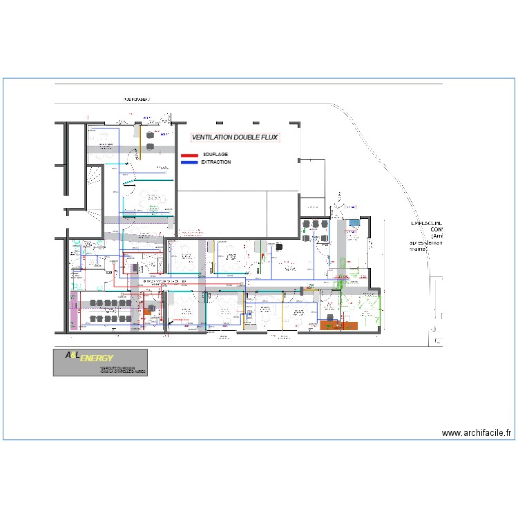 Ventilation Caisse d'epargne . Plan de 0 pièce et 0 m2