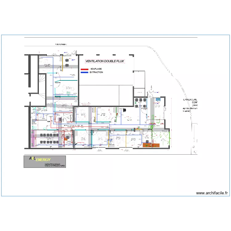 Ventilation Caisse d'epargne . Plan de 