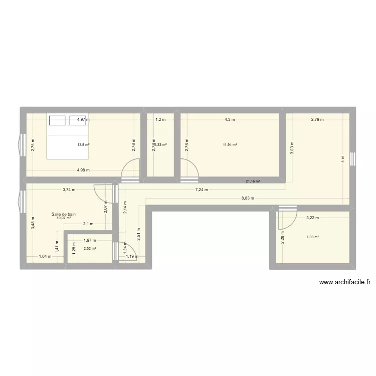 HANGAR 2. Plan de 