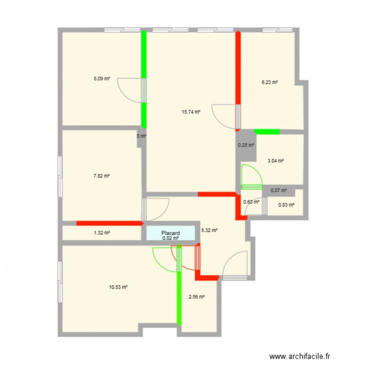 Mansart 619 démolition construction Plan dessiné par anthony78