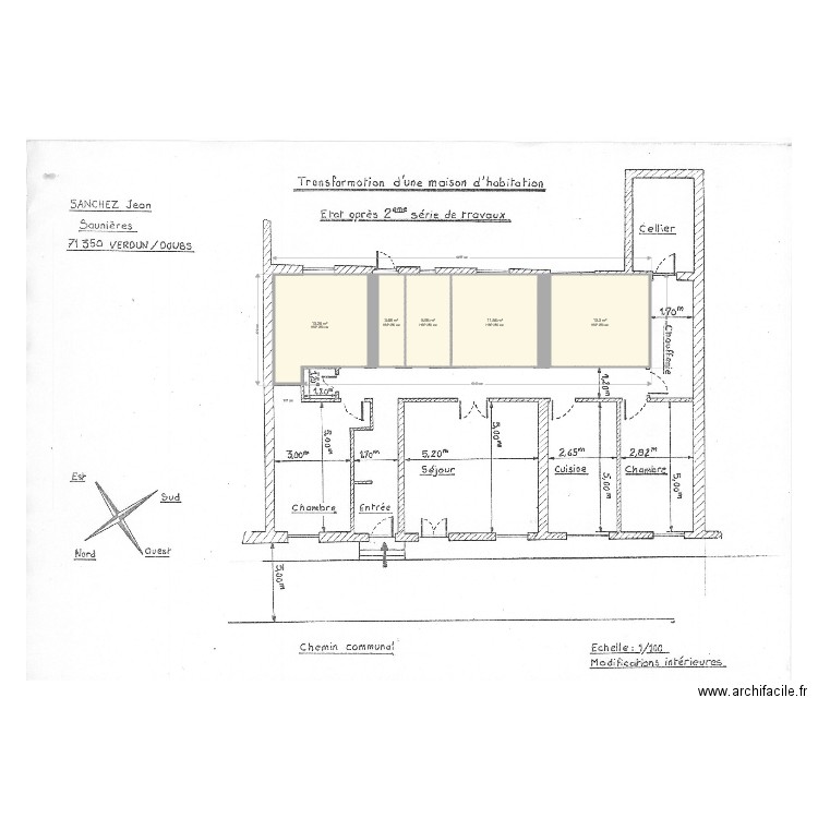 Cyril Saunières. Plan de 0 pièce et 0 m2