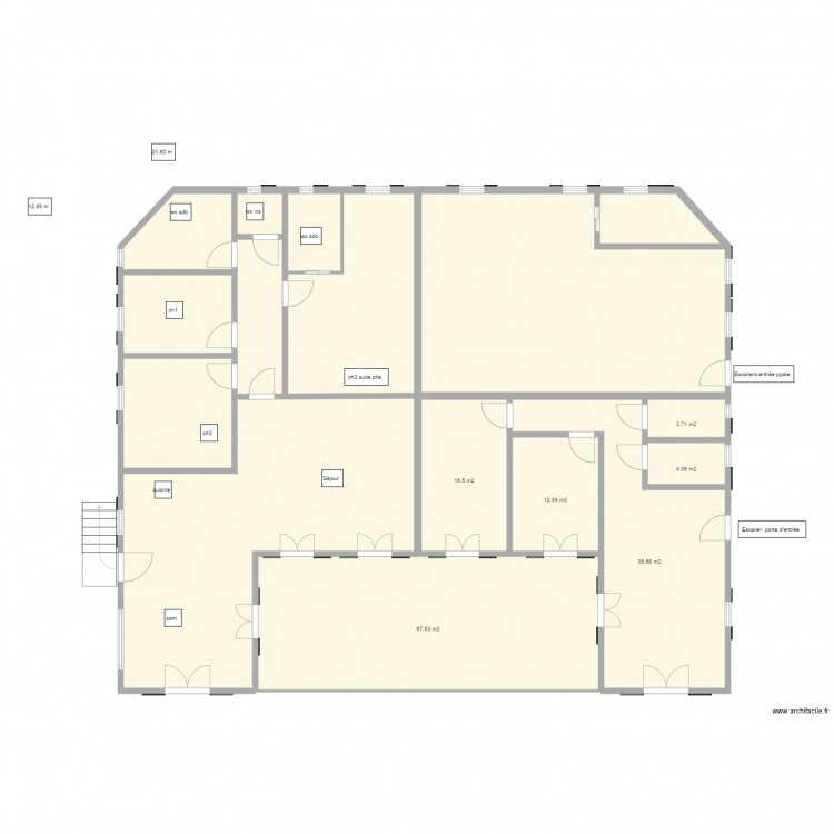 Etageoption3. Plan de 0 pièce et 0 m2