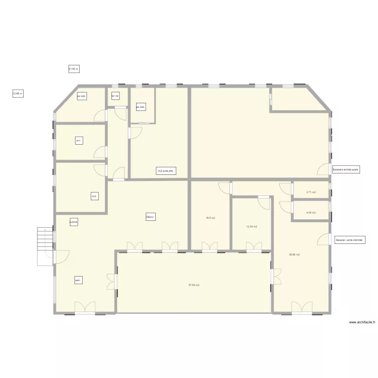 Etageoption3. Plan de 