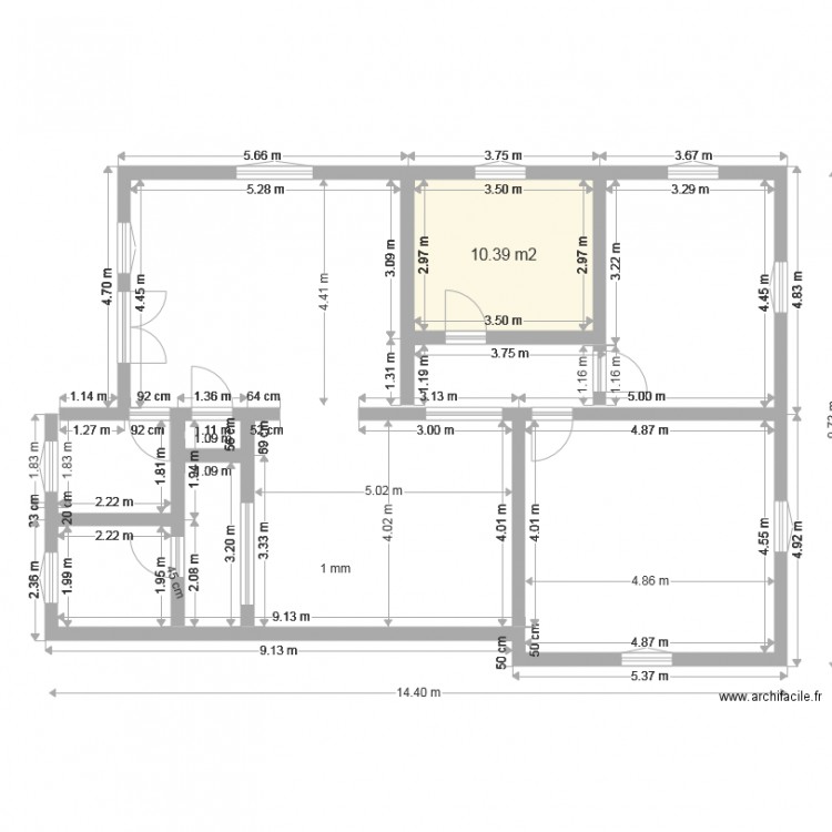 projet01. Plan de 0 pièce et 0 m2