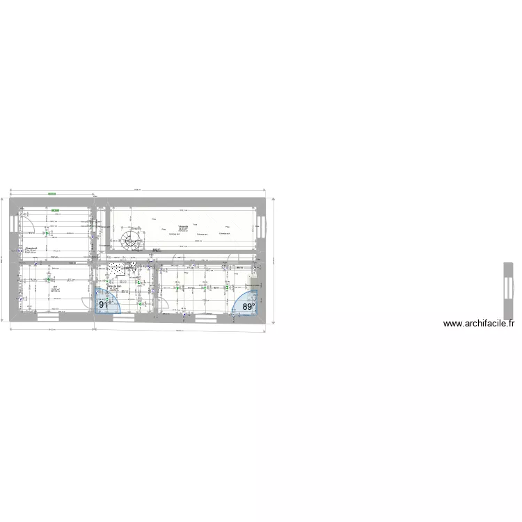 2et modifier avec point d'eau et électricité. Plan de 2et modifier avec point d'eau et électricité. Plan de