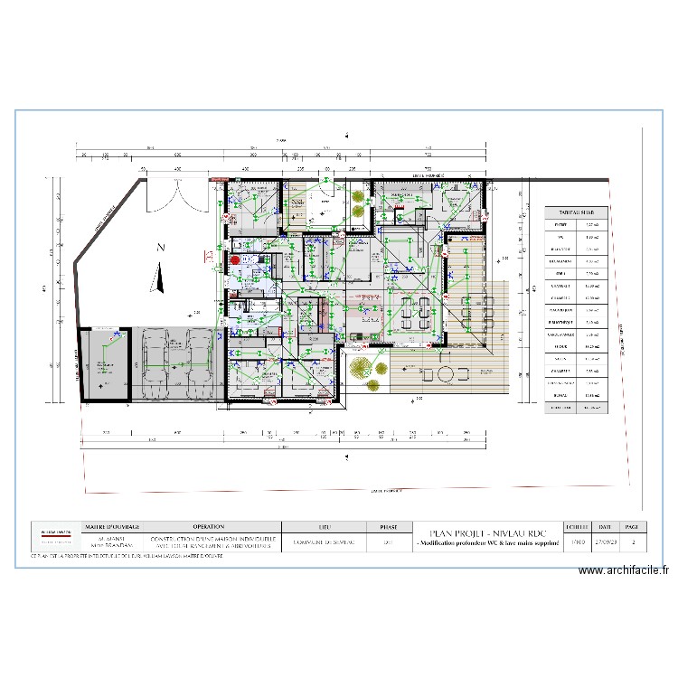 Manse Laurie et Sylvain. Plan de 0 pièce et 0 m2