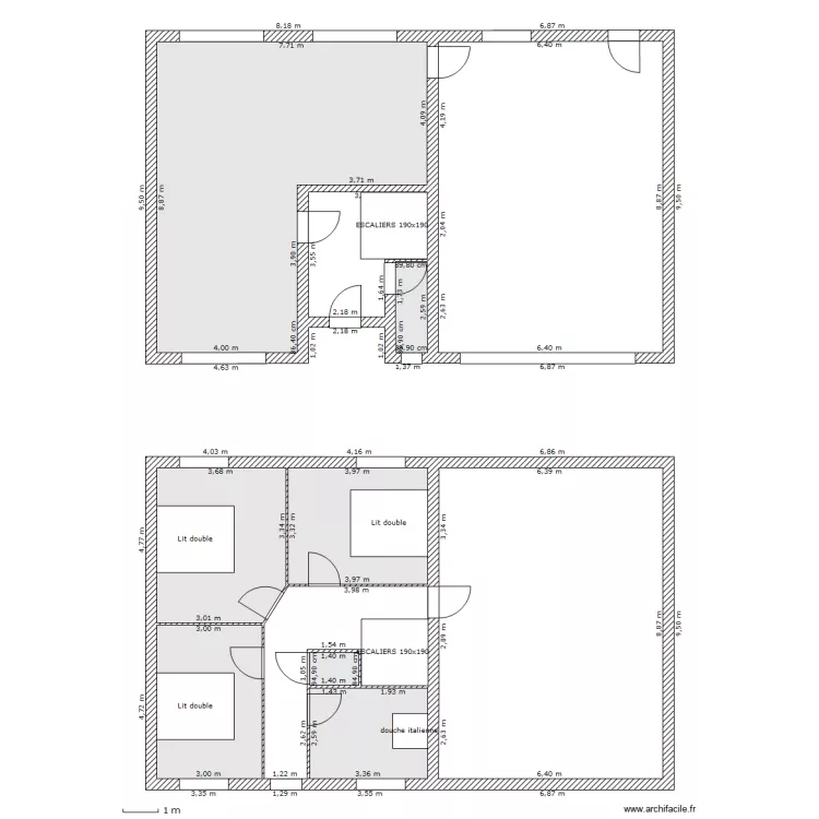 Maison R1 130. Plan de Maison R1 130. Plan de