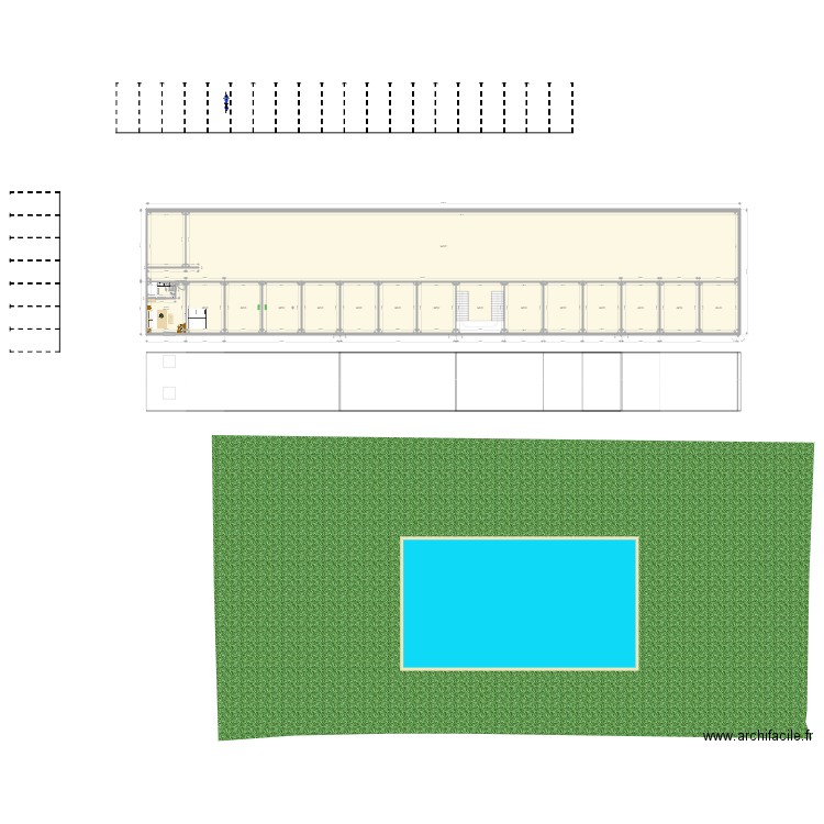 HOTEL . Plan de 0 pièce et 0 m2