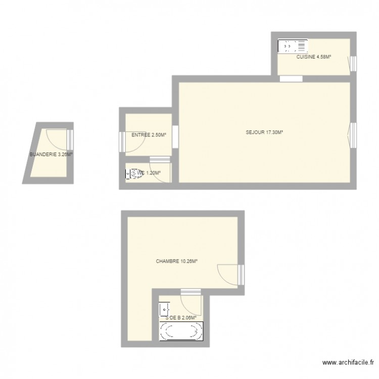 THIBAUD PAT 9. Plan de 0 pièce et 0 m2