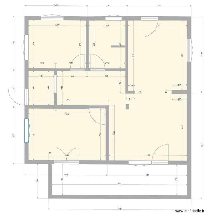 Appartement 1er étage 29 11  2020. Plan de 0 pièce et 0 m2