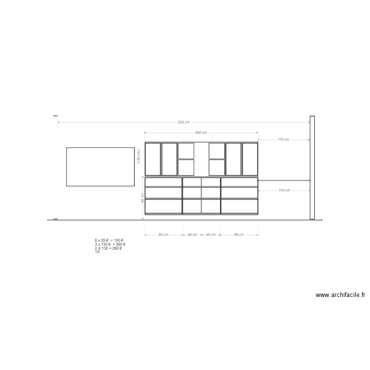 mur salle a manger 3. Plan de 0 pièce et 0 m2