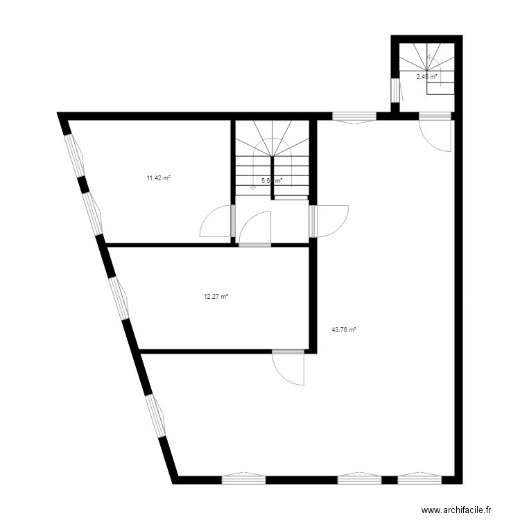 ETAGE PREMIER BRIONNE. Plan de 0 pièce et 0 m2