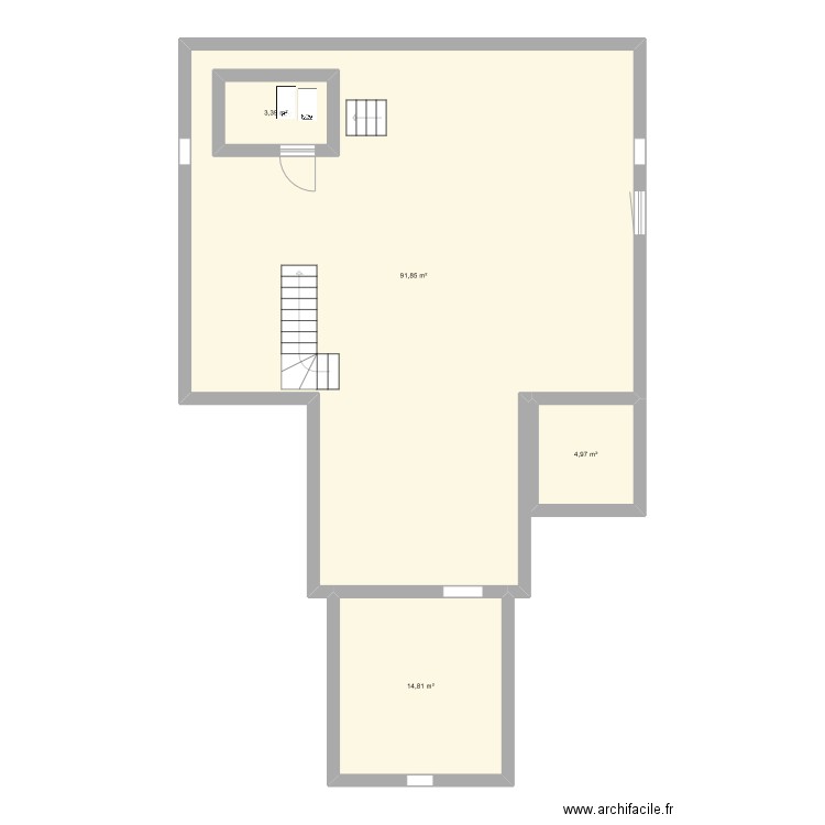 3ème après travaux. Plan de 0 pièce et 0 m2