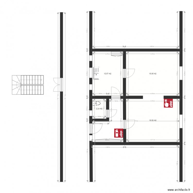 Plan école de jurques. Plan de 0 pièce et 0 m2