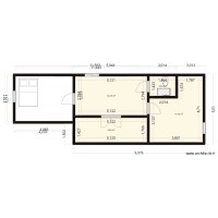 STUDIO 2 CHAMBRES SALON 2 DOUCHE