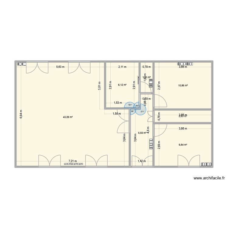 Maison. Plan de 0 pièce et 0 m2