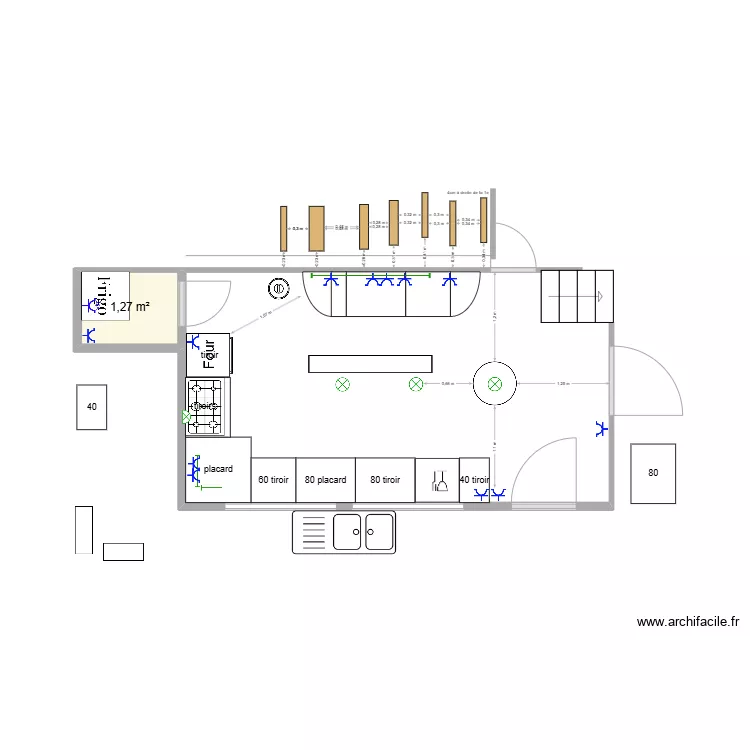 Plan Cuisine Argoules. Plan de Plan Cuisine Argoules. Plan de