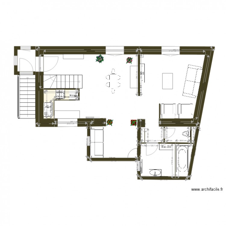 Plan de la maison ALCINO. Plan de 0 pièce et 0 m2