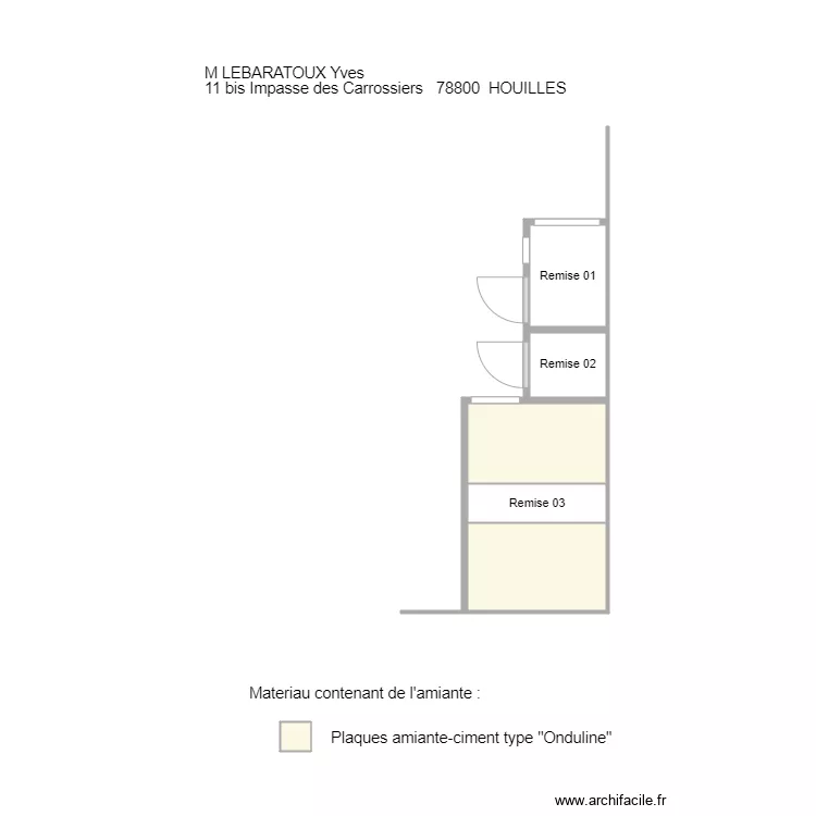 780807397-HOUILLES-LEBARATOUX-CROQUIS. Plan de 