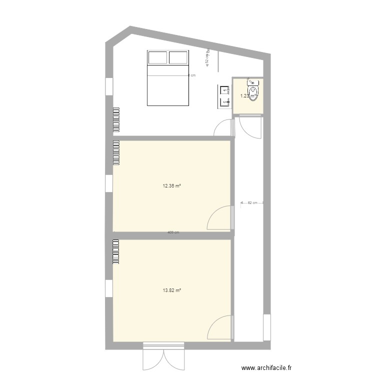 etage baignoire6. Plan de 0 pièce et 0 m2