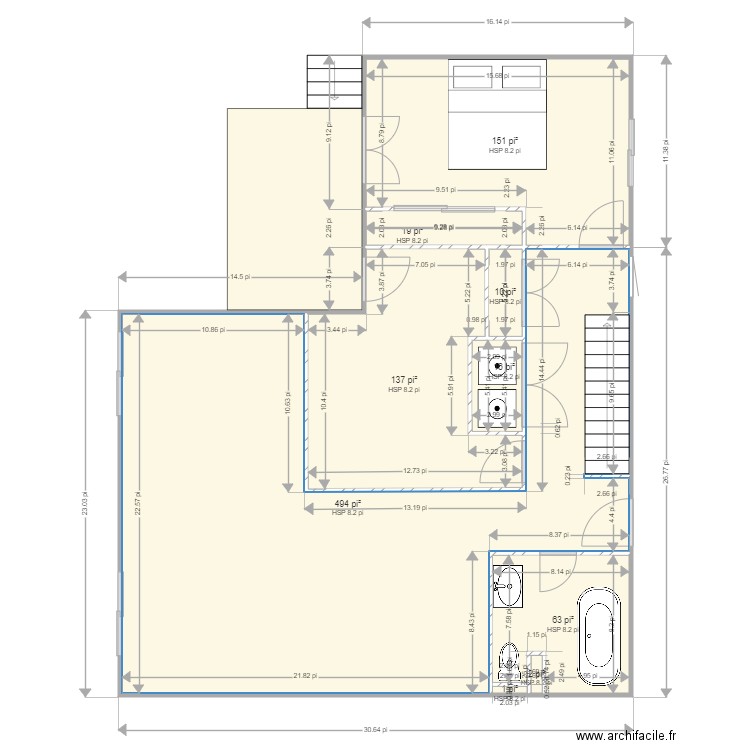 maison agrandissement 006. Plan de 0 pièce et 0 m2