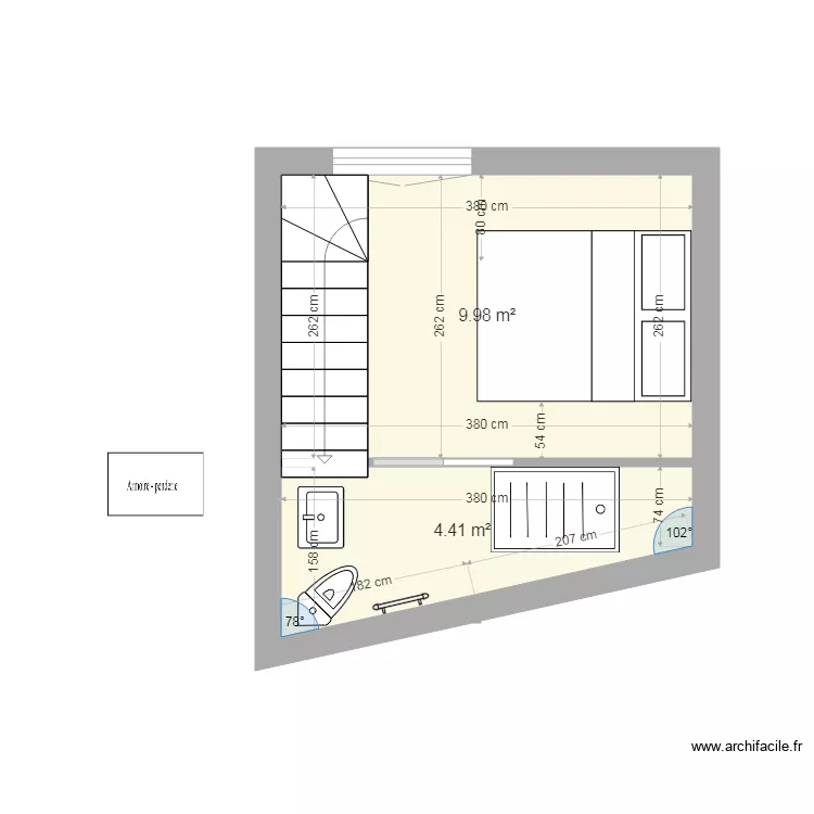 bretteville V8. Plan de 