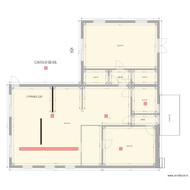PLAN BASE CUISINE RAD V5. Plan de 0 pièce et 0 m2