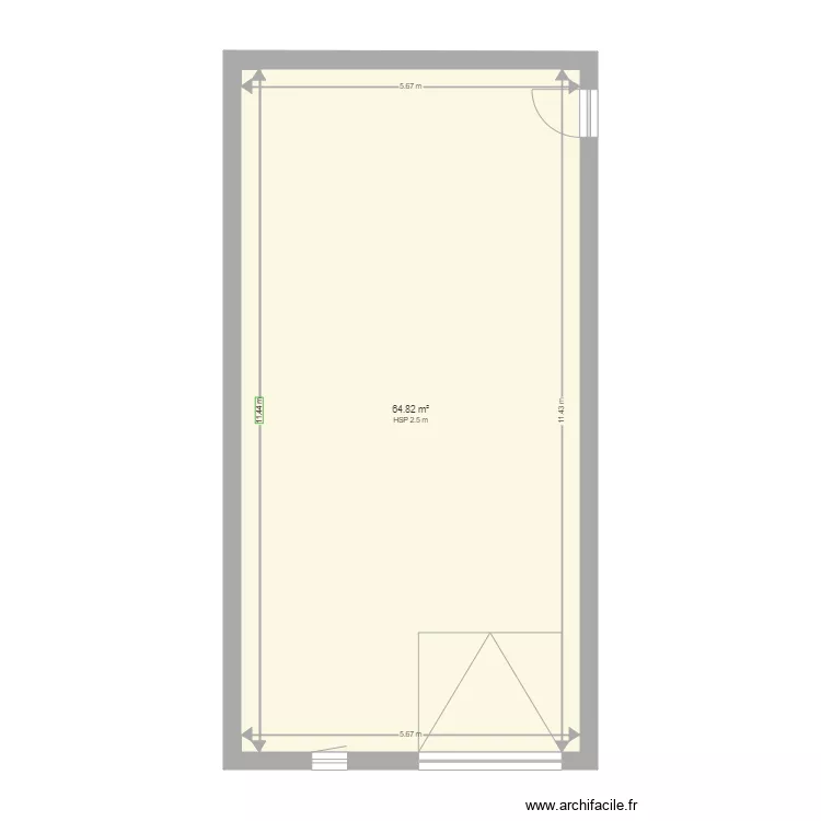 Garage1. Plan de 