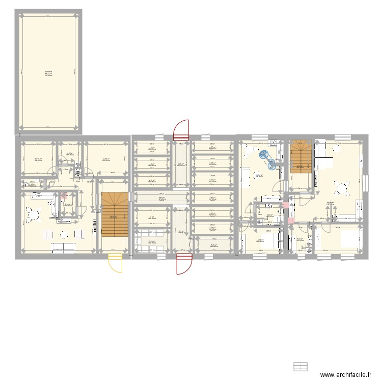 PROJET 2 Grange espace vie nord. Plan de 0 pièce et 0 m2