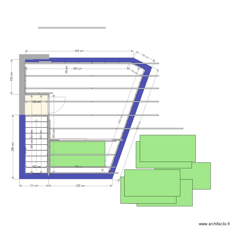 lacanau etage elec 16 10 2018 placo. Plan de 0 pièce et 0 m2