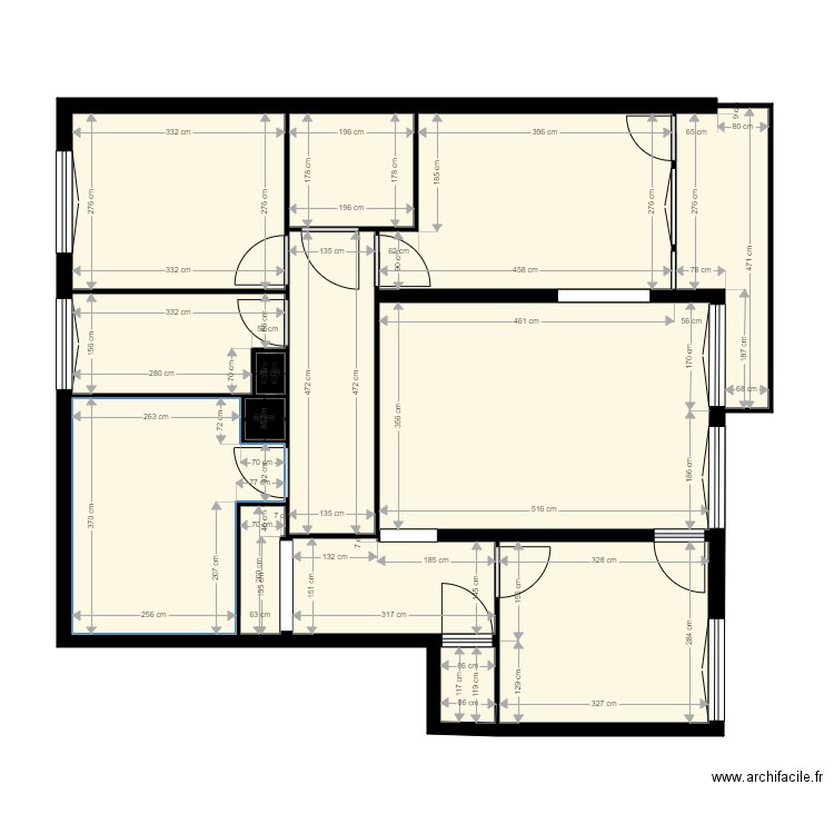 LEBEL APPT 5. Plan de 0 pièce et 0 m2