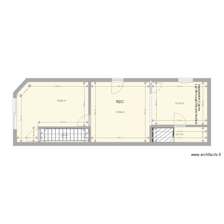 Appart Maison La poste. Plan de 0 pièce et 0 m2