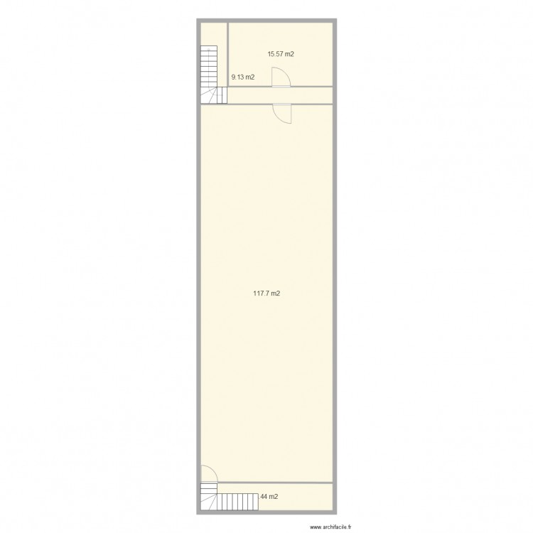 Plan salle de Sport Etage mezzanine. Plan de 0 pièce et 0 m2