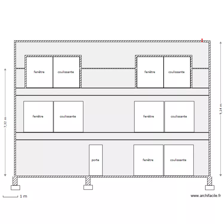 PROJET SPY - FACADE SUD - 04-2012 - SANS COTATIONS. Plan de PROJET SPY - FACADE SUD - 04-2012 - SANS COTATIONS. Plan de