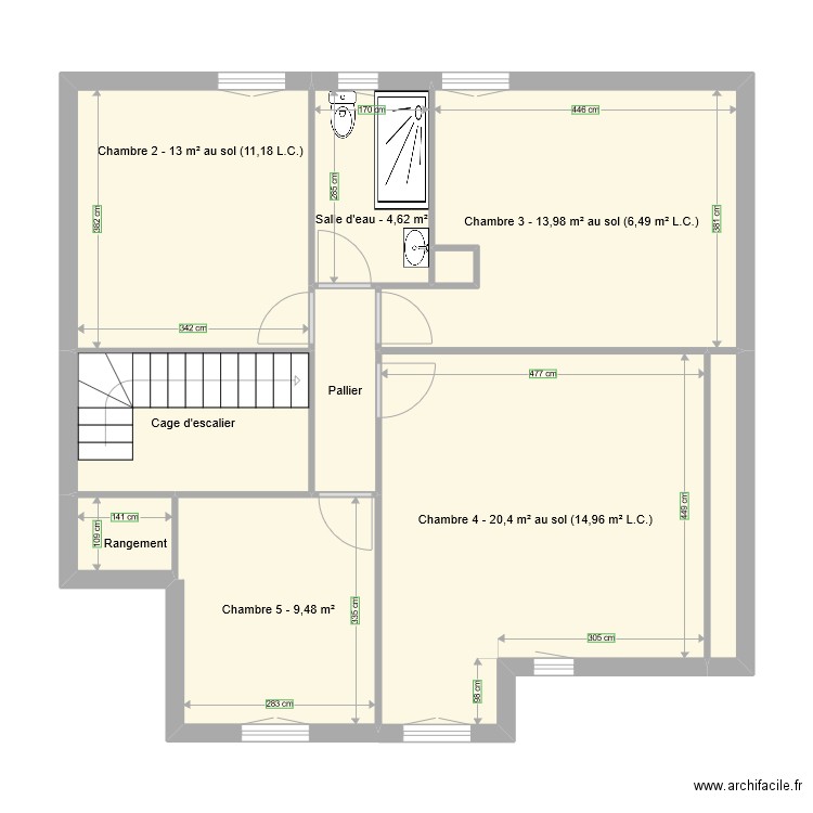 Etage 138, impasse des Acacias à Poisy. Plan de 0 pièce et 0 m2