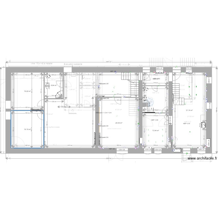 Coublevie projet 3 RdC  2 chambres etages. Plan de 0 pièce et 0 m2
