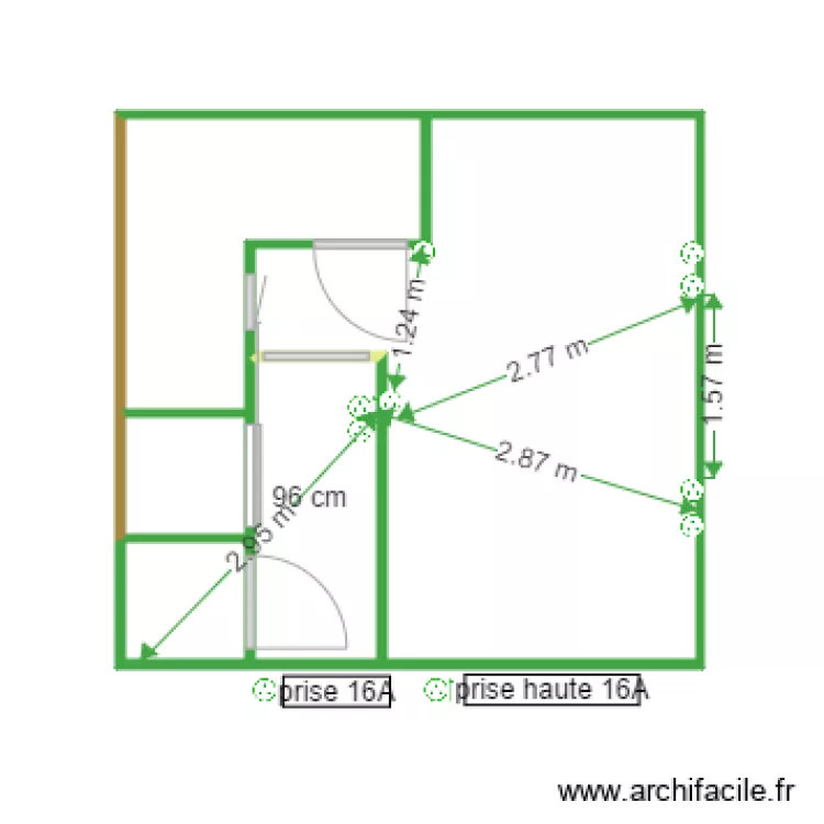 Bas placo seul electriques prises 2. Plan de Bas placo seul electriques prises 2. Plan de
