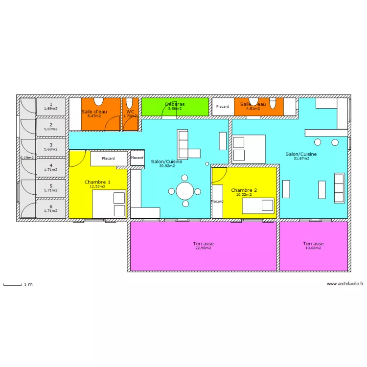 R&eacute;sidence Les Alpilles. Plan de 