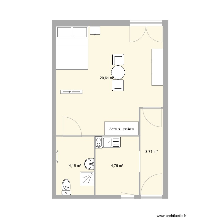 FOURNEL Valentin. Plan de 0 pièce et 0 m2