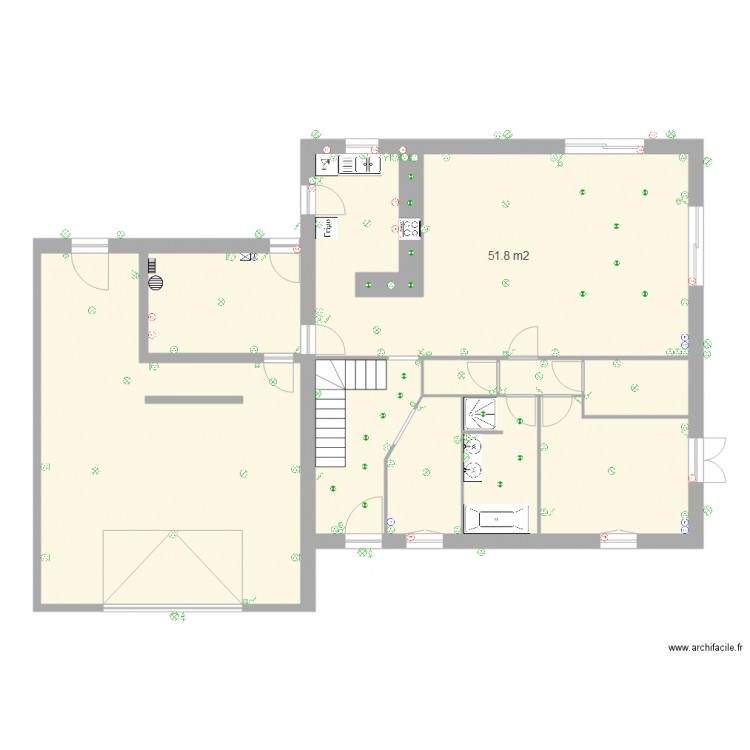 plan elec sanchez. Plan de 0 pièce et 0 m2