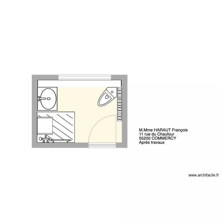 AM HARAUT Commercy apr&egrave;s W. Plan de 