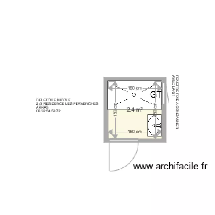 DELETOILE NICOLE . Plan de 